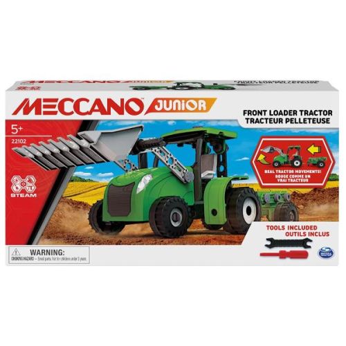 Spin Master MECCANO JUNIOR, Trattore con ruspa