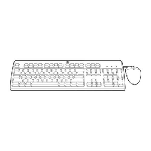 Hewlett Packard Enterprise HPE USB IT Keyboard/Mouse Kit