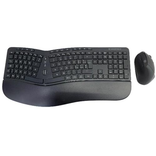 Conceptronic KIT TASTIERA E MOUSE ERGONOMICI WIRELESS