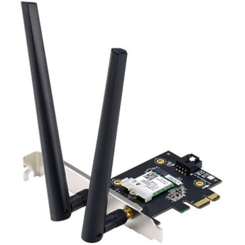 Asus PCE-AXE5400 - Adattatore WiFi 6E PCI-E con 2 antenne esterne