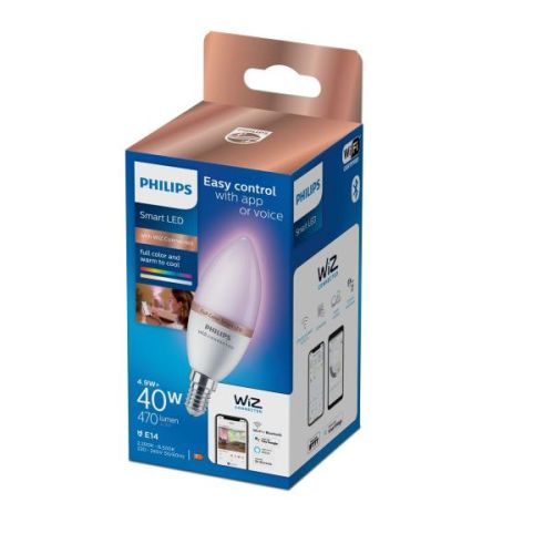 Philips Philips Lampadina a Oliva 4,9 W (Eq. 40W) C37 E14