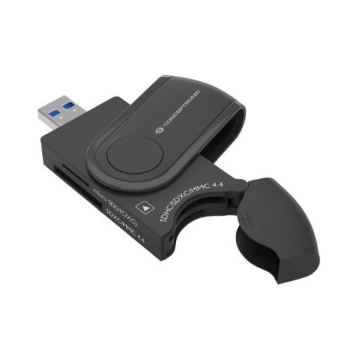 Conceptronic LETTORE DI SCHEDE 4-IN-1 USB 3.0 - SD/SDHC/SDXC x 2, Micro SD/T-Flash x 2