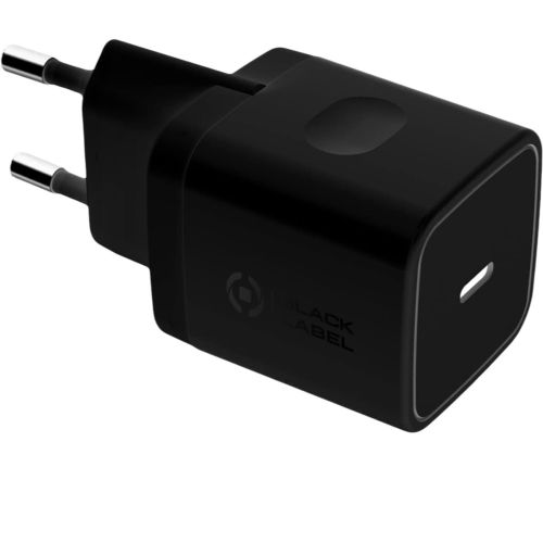Celly BLTC20W - Black Label Wall Charger USB-C 20W