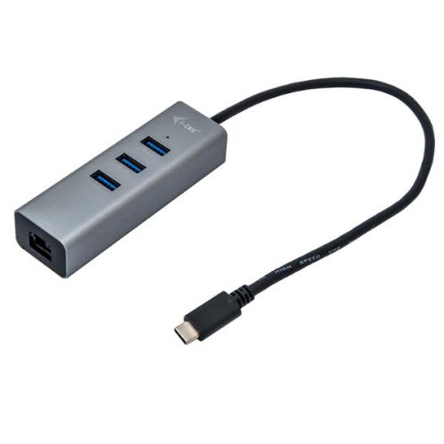 I-Tec USB-C Metal HUB 3 Port + Gigabit Ethernet Adapter