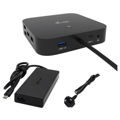 I-Tec Docking station USB-C tre monitor- HDMI e DUAL DP + PD100W + Alimentatore 100W