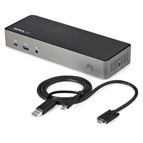 Startech USB-C e USB-A Dock  Triplo Monitor HDMI e DP