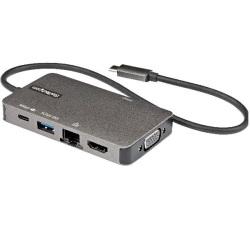 Startech Adattatore multiporta USB-C a HDMI 4K 30 Hz o VGA 1080p