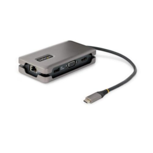 Startech Adattatore Multiporta USB-C - HDMI/VGA 4K, Hub USB, PD 100W