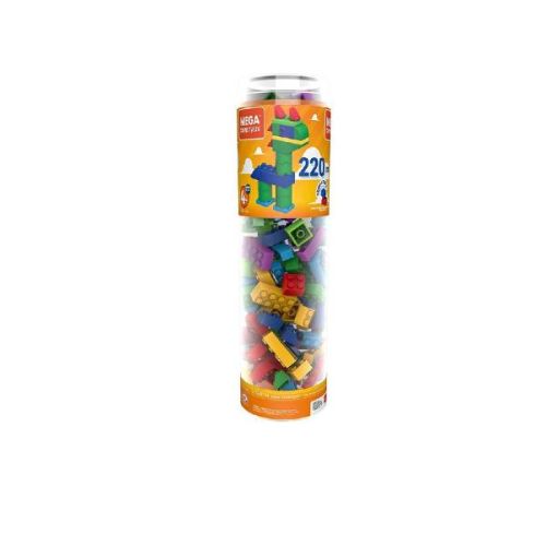 Mattel MEGA TUBO COSTRUZIONI LARGE 220 PZ