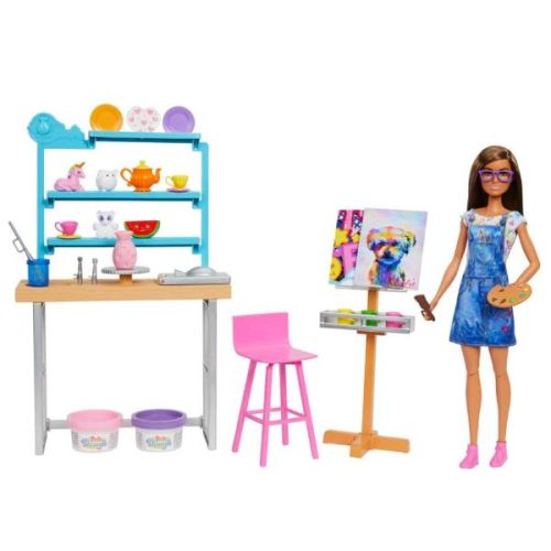 Mattel Barbie® Playset Studio Creativo con bambola