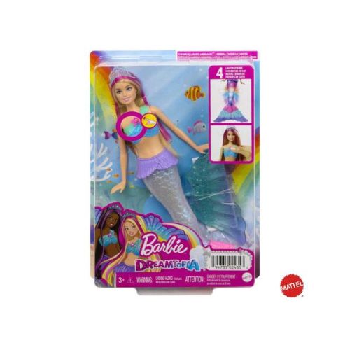 Mattel Barbie sirena luci brillanti