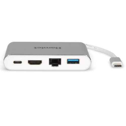 Hamlet HDKC-PD100 USB-C PD 60W + USB+LAN+HDMI