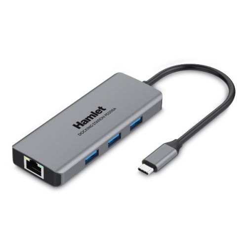 Hamlet HDKC-PD200A  USB-C PD 85W + 3USB+HDMI+LAN+AUDIO