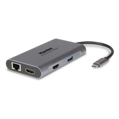 Hamlet HDKC-PD400H  USB-C PD 85W + 3USB+2HDMI+LAN