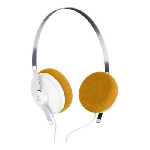 HEADBREVOLVERW CUFFIA FILO CON MIC UNIV. BIANCO