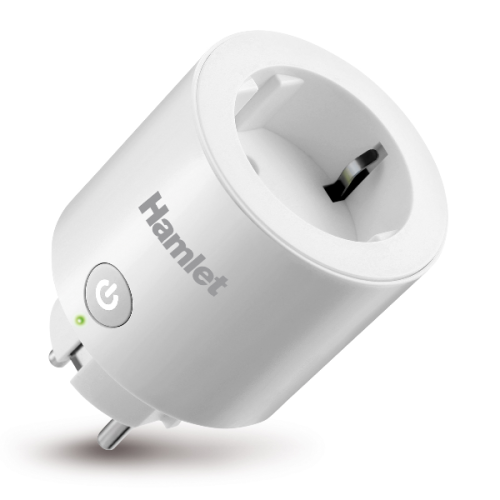 Hamlet HIOT-SPL16M  Presa Smart Wi-Fi 16A con misuratore consumi energetici