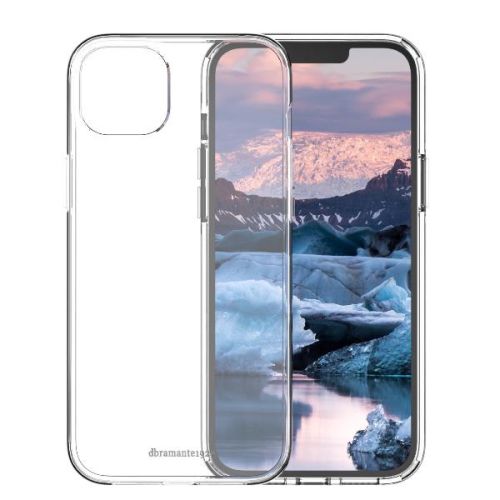 Dbramante 1928 Iceland Pro - Custodia per iPhone 14 Plus in 100% Plastica Riciclata - Trasparente