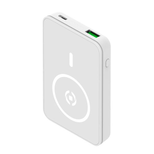 Celly MAGPB5000 - MagSafe Wireless Power Bank 5000 Mah