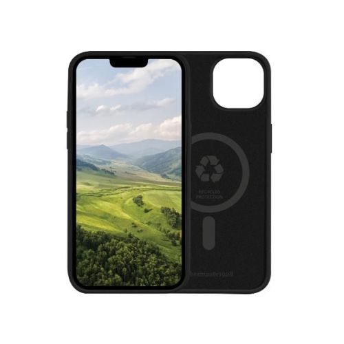 Dbramante 1928 Monaco - Custodia per iPhone 13/14 in Plastica Riciclata - Nero