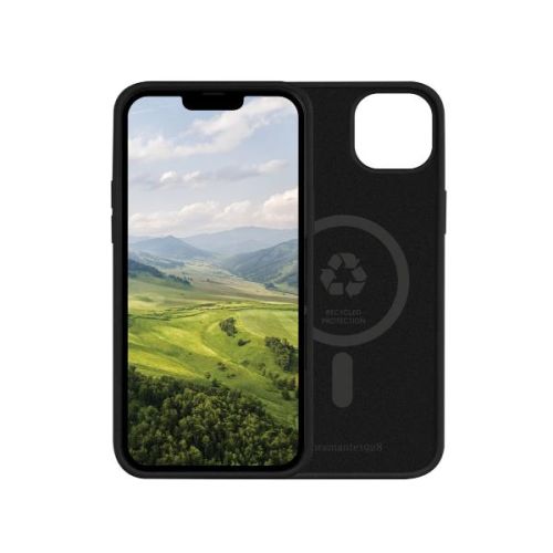 Dbramante 1928 Monaco - Custodia per iPhone 14 Plus in Plastica Riciclata - Nero