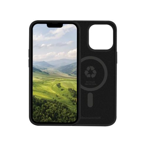 Dbramante 1928 Monaco - Custodia per iPhone 14 Pro Max in Plastica Riciclata - Nero