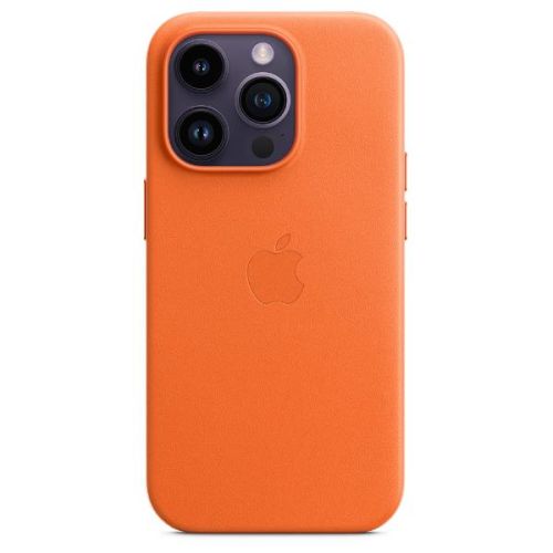Apple Custodia MagSafe in pelle per iPhone 14 Pro Max - Arancione