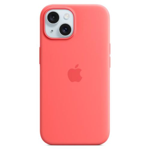 Apple Custodia MagSafe in silicone per iPhone 15 Plus - Guava