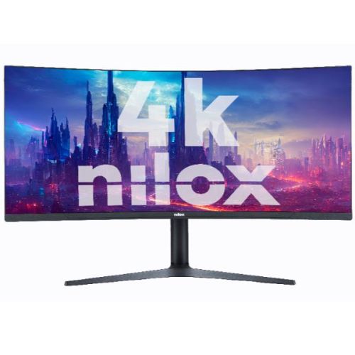 Nilox Monitor Gaming 34 , UltraWide QHD, 144Hz, 2 HDMI, 2 DP, 1ms,