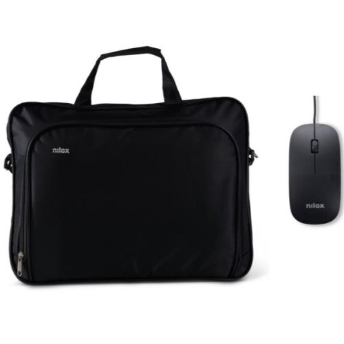 Nilox Borsa per notebook fino a 15.6" + mouse ottico USB