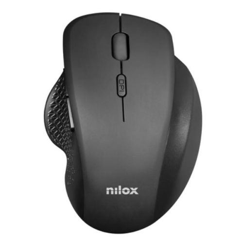 Nilox Mouse ergonomico wireless 3200 DPI, 2.4G, Nero - Nilox