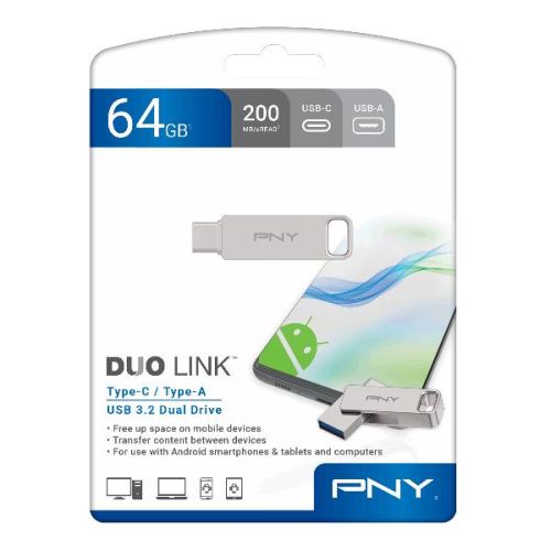 PNY Duo link usb 3.2 type-c 64gb