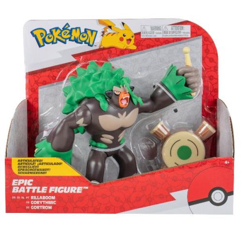 Rei Toys Pokémon - Personaggio Gigante Articolato Rillaboom