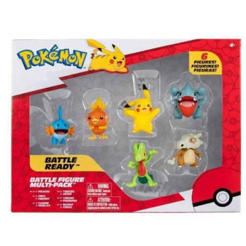 Rei Toys Pokémon - Pack Deluxe 6 Personaggi