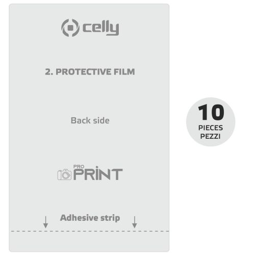 Celly PROPRINT - Pellicola personalizzabile per il retro del proprio smartphone