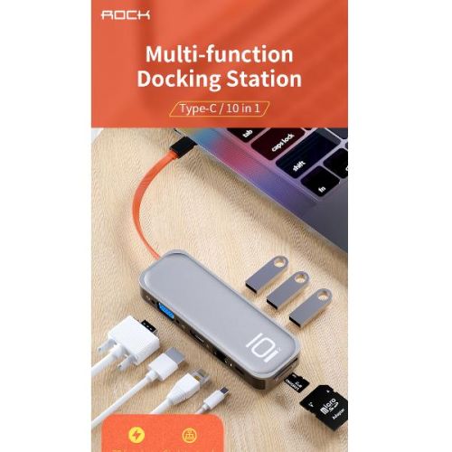 Prodotti Bulk Rock - HUB USB-C ad HDMI/VGA Multifuzione