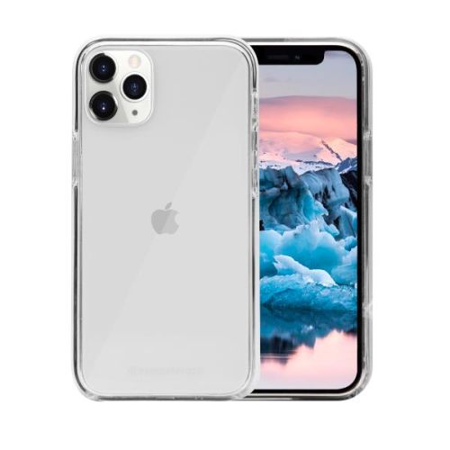 Dbramante 1928 Reykjavik - Custodia per iPhone 12/12 Pro in 100% Plastica Riciclata - Trasparente