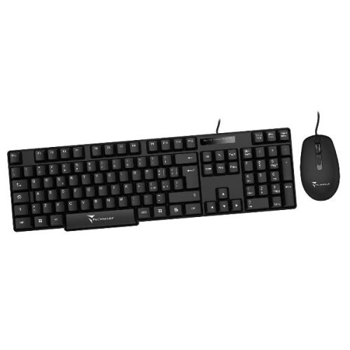 Prodotti Bulk TECHMADE KIT TASTIERA+MOUSE USB - NERO