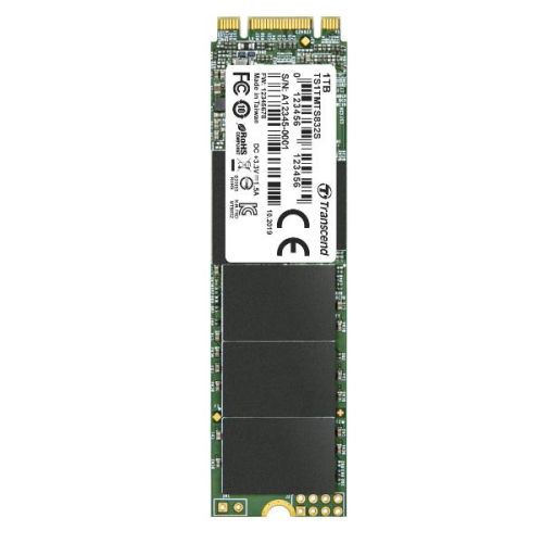 Transcend TS1TMTS832S - SSD M.2 2280 1TB, SATA B+M Key, TLC, lato singolo