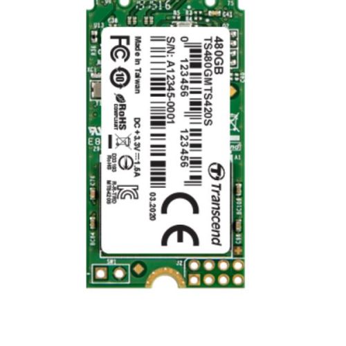 Transcend TS480GMTS420S - SSD M.2 2242 da 480GB, SATA3 B+M Key, TLC