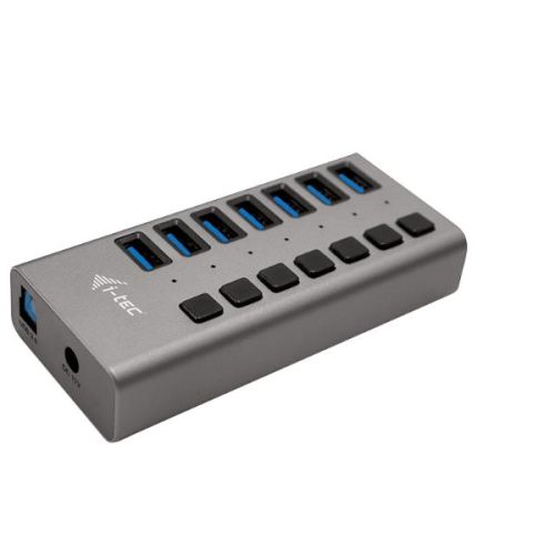 I-Tec HUB USB-A 3.0 a 7 porte USB 3.0 - 10 W per porta + Alimentatore 36 W