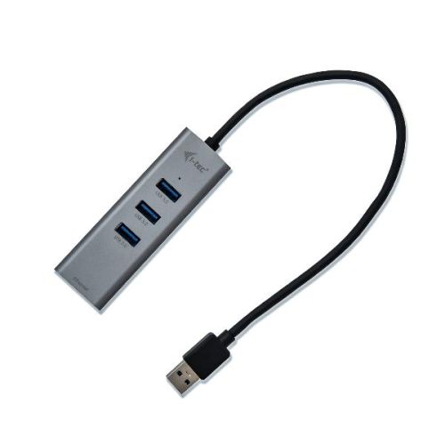 I-Tec USB 3.0 Metal HUB 3 Port + Gigabit Ethernet Adapter