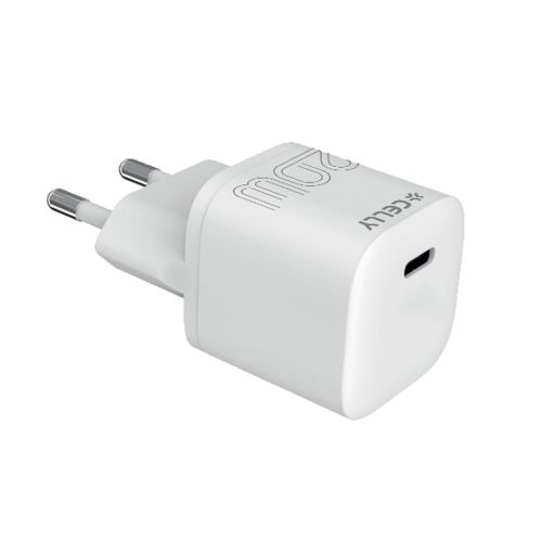 Celly UCTC1USBC20W - Ultra Compact Wall Charger 20W [ULTRA COMPACT]