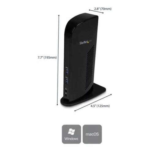 Startech DOCKING STATION USB 3.0 a doppio monitor HDMI DVI