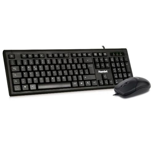 Hamlet XKKMICEU200 COMBO TASTIERA E MOUSE USB SERIE 200 BUSINESS