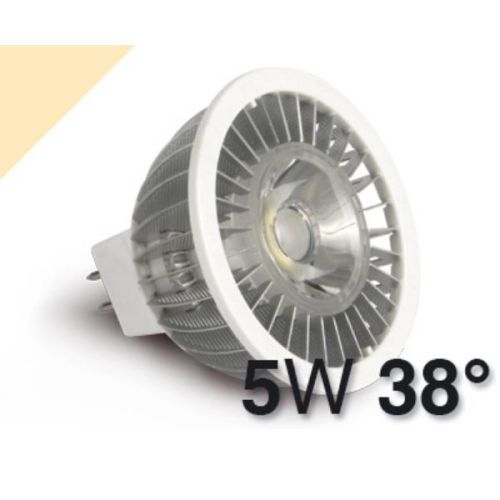 Hamlet XLD535W16 LED MR16 GU 5.3 da 5W luce calda apertura 38°