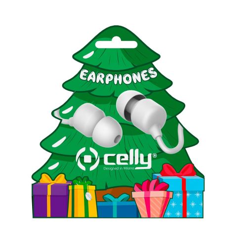 Celly XMASEARTREE - Stereo Wired Earphones