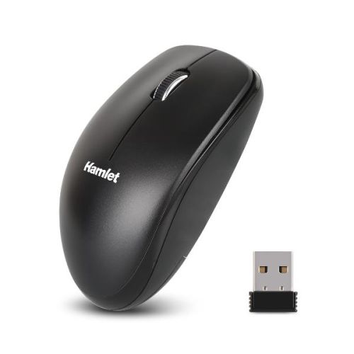 Hamlet XMICERF-24GS Mouse Wireless 2.4ghz 1000dpi 3 tasti + scroll