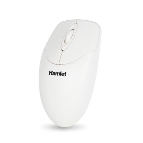 Hamlet XMICEU2WH-OEM  Mouse Ottico USB 1000dpi + 3 Tasti Scroll BIANCO