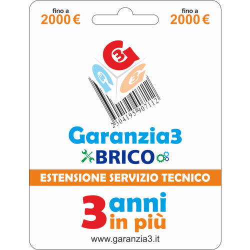 Brico - Estensione del Servizio Tecnico Fino a 2000,00 Euro - Garanzia3