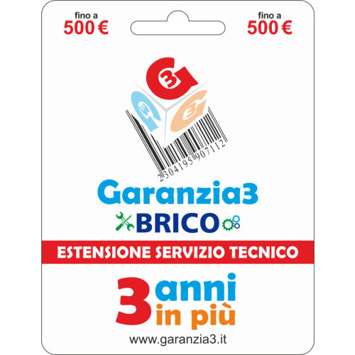  Brico - Estensione del Servizio Tecnico Fino a 500,00 Euro - Garanzia3
